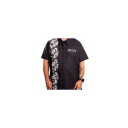 Camisa Martin hawaiana con botones talla “M” – Black