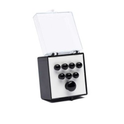 Martin 18APP0003, Negro, Bridge and End Pin Set Authentic