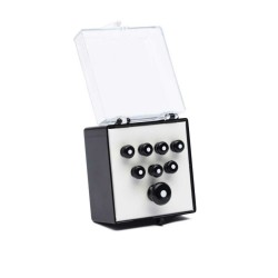 Martin 18APP21PN, Juego de alfileres con incrustaciones en blanco y negro