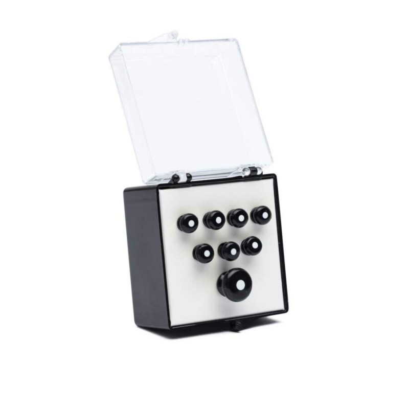 Martin 18APP21PN, Juego de alfileres con incrustaciones en blanco y negro