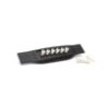 Martin 18APP0001, Negro con Blanco, Bridge and End Pin Set Authentic