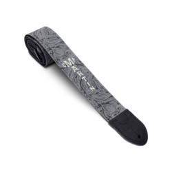 Tahalí Martin, Correa de tela vaquera: patrón de hojas y volutas