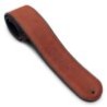 Tahalí para Guitarra Acústica de Cuero Plegado Premium (Café)