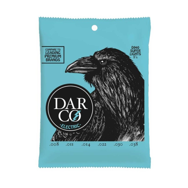 Darco cuerdas para Guitarra Eléctrica  6-String Super Light