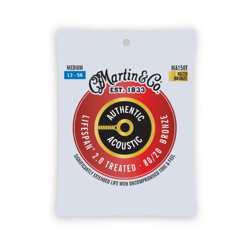 Cuerdas Martin Authentic Acoustic Treated, Medium