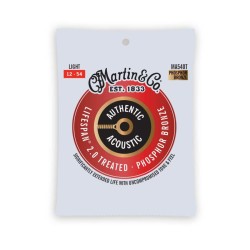 Cuerdas Martin para Guitarra Acústica  Authentic Treated, Light, 92/8