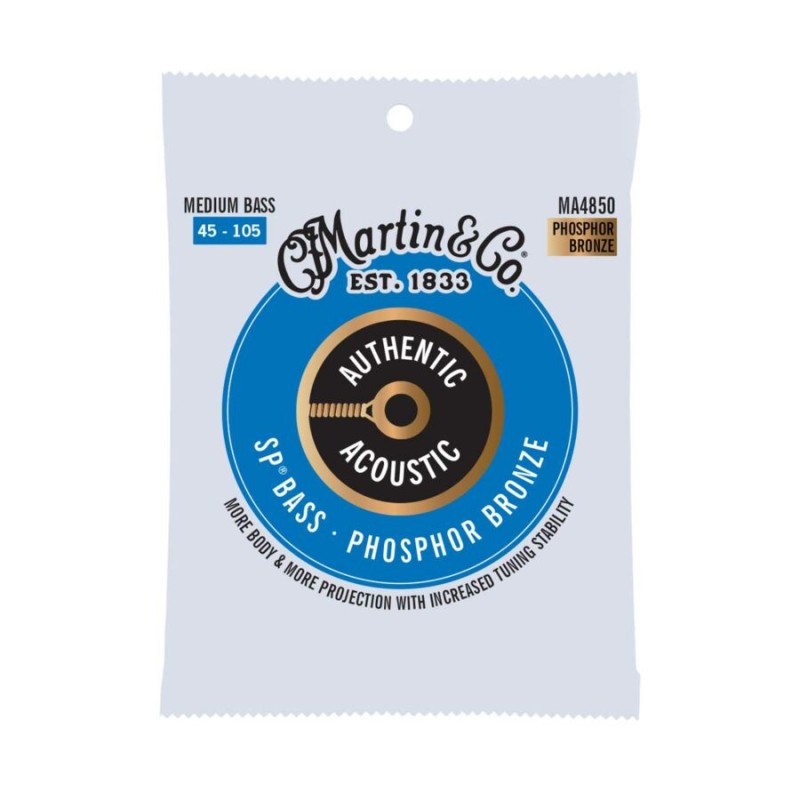 Cuerdas Martin para Bajo  4-String Bass, Medium