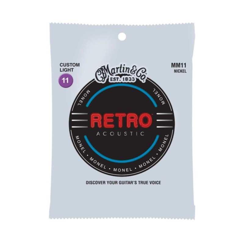 Cuerdas Martin para Guitarra Acústica  6-String Custom Light