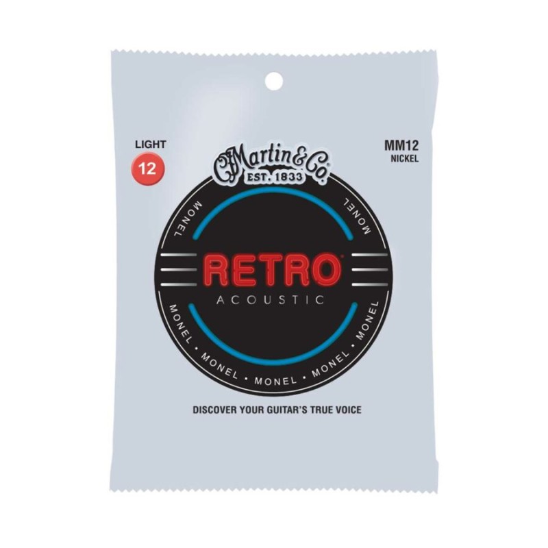 Cuerdas Martin para Guitarra Acústica  6-String Light Retro